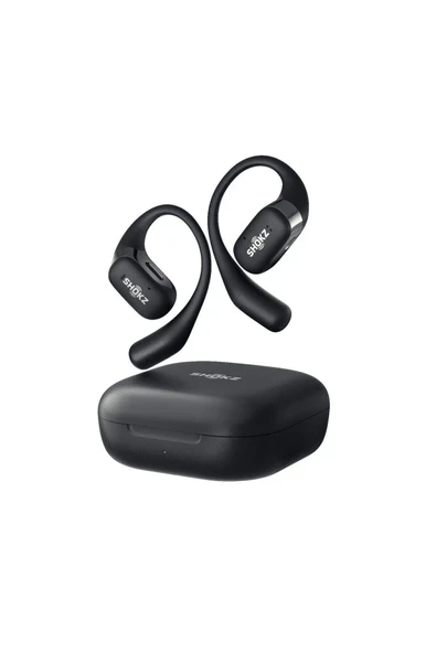 Shokz OpenFit Bluetooth 5.2, Açık Kulak Tasarımı, IP54 Suya Dayanıklı, 28 Saat Pil Ömrü, True Wireless Kablosuz Kulak İçi Kulaklık – Siyah ürün görseli 1