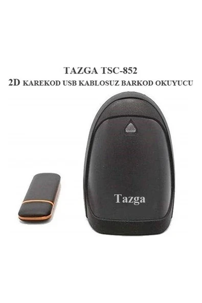 Tazga TSC-852 2d Karekod USB Kablosuz Barkod Okuyucu ürün görseli 1