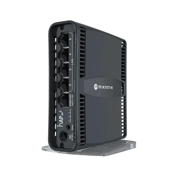 MikroTik hAP ax2, Dört Çekirdekli IPQ-6010 864 MHz CPU, 1 GB, W127040305 (IPQ-6010 864 MHz CPU, 1 GB RAM, 5 x Gbit LAN (PoE Çıkışlı 1 Gbit LAN), Dahili... ürün görseli 1