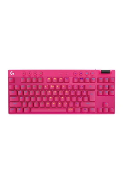 G Pro X TKL LIGHTSPEED Tactile Switch Rgb Kablosuz Ingilizce Mekanik Gaming Klavye, Magenta ürün görseli 1
