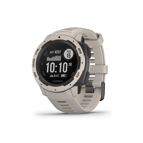 Garmin 010-02064-01 Instinct, East, Özellikler GLONASS ve Galileo, Kalp İzleme ve 3 eksenli Şef, Tundra, 1.27 inç ürün görseli 1