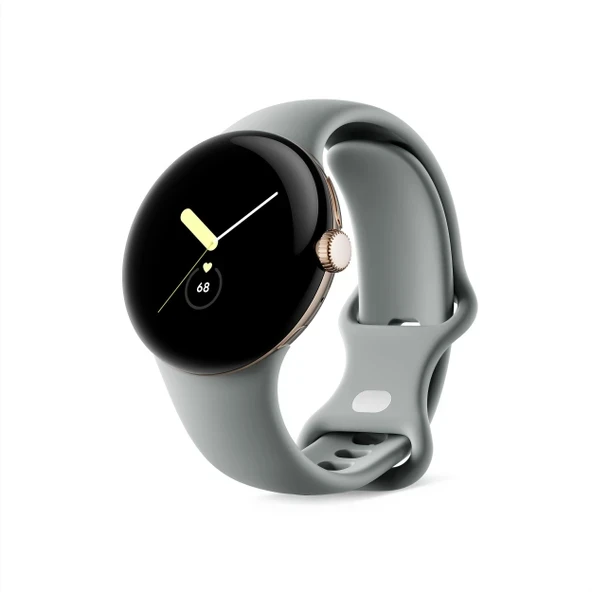 Google Pixel Watch - Fitbit Etkinlik Takibi Özelliğine Sahip Android Akıllı Saat - Kalp Atış Hızı Takibi - Hazel Active Bağlantı Noktasına sahip Şampanya Altını Paslanmaz Çelik kasa... ürün görseli 1
