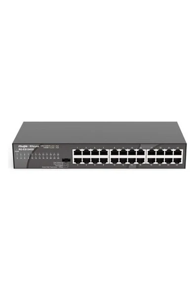 RG-ES116G 16 Port 10/100/1000 Yönetilemez Rack Mount Çelik Kasa Switch ürün görseli 1