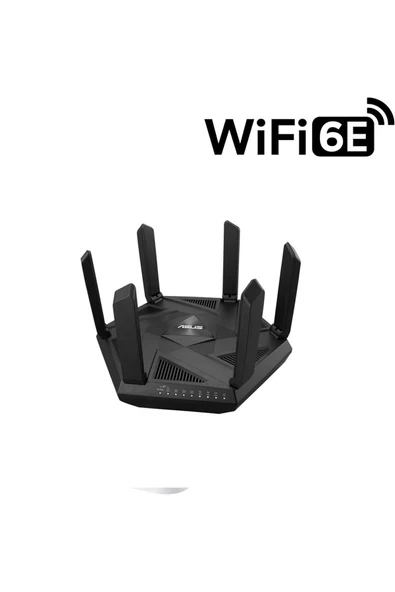 RT-AXE7800 - AX7800 WiFi 6E Tri-Band Gigabit Wireless Router 6 Anten ürün görseli 1