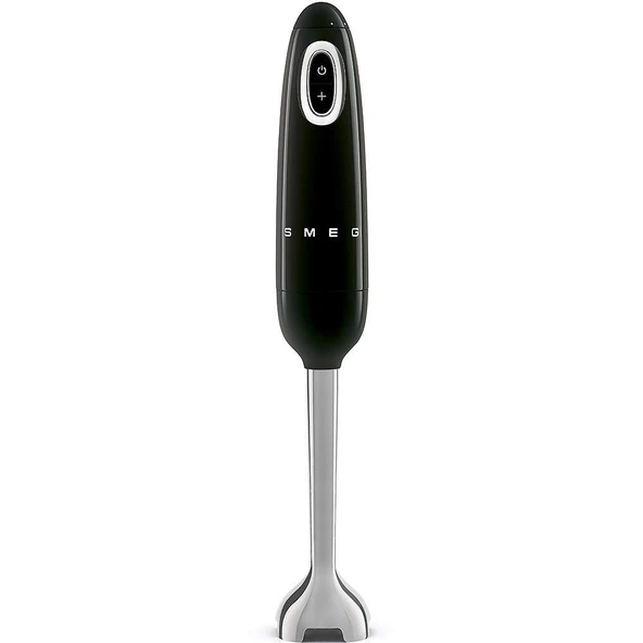 Smeg, HBF01BLEU el blenderi, turbo fonksiyonu ve flowblend kesme sistemi, kaymaz saplı, entegre kablo sarıcı, aksesuarlar dahil değildir, 700W güç, siyah ürün görseli 1