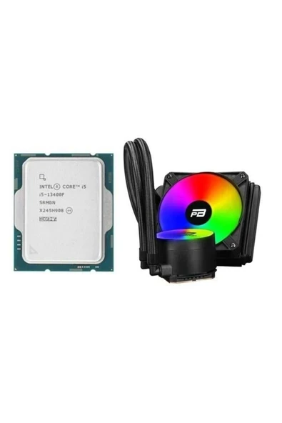 CORE i5 13400F 30MB 10çekirdekli VGA YOK 1700p 65w Sıvı Soğutmalı Fanlı ürün görseli 1