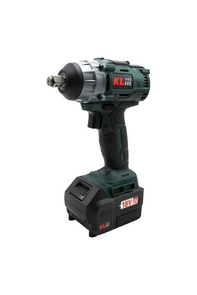 Kl Pro KLSS18B-50 18VOLT/5.0AH Li-Ion Kömürsüz Profesyonel Somun Sıkma ürün görseli 1