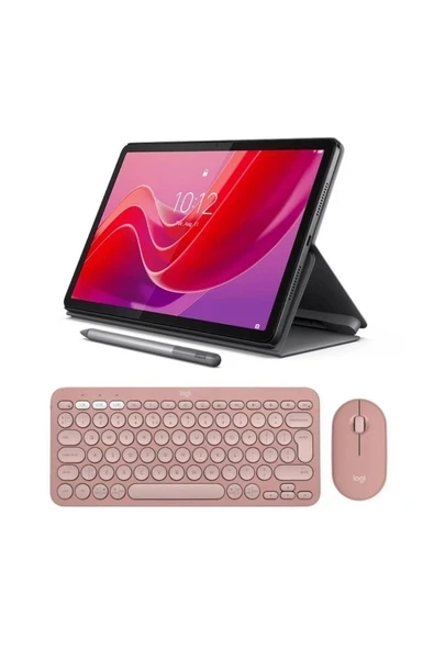 Tab K11  11'' 4GB 128GB WUXGA Wi-Fi Tablet ZADC0072TR Kılıf + Tab Pen + Pebble 2 Klavye Mouse Pembe ürün görseli 1