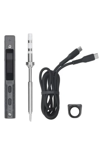Miniware TS101 Akıllı Havya Sıcaklık Ayarlanabilir Mini Akıllı Elektrikli Havya Seti USB Tipi C 65W Dc9 24V ürün görseli 1