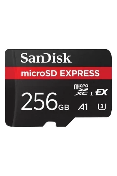Sandisk Microsd Express 256GB SDSQXFN-256G-GN4NN 880/650MB/S Microsdxc Uhs-I Hafıza Kartı ürün görseli 1