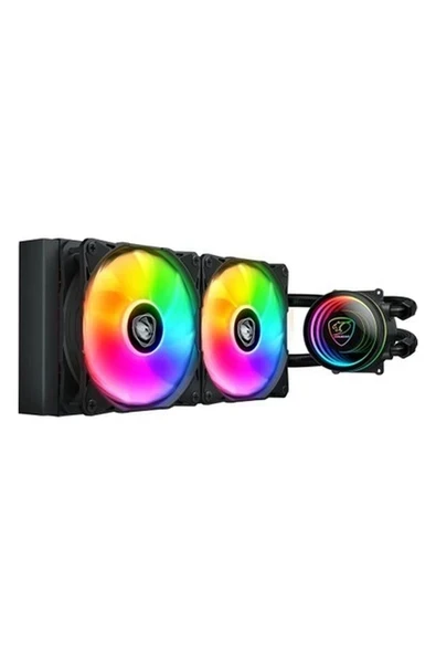 Cougar Poseidon Elite 240 Argb 240MM Intel-Amd Uyumlu Siyah Sıvı Soğutucu (CGR-PSDELRGB-B-240) ürün görseli 1