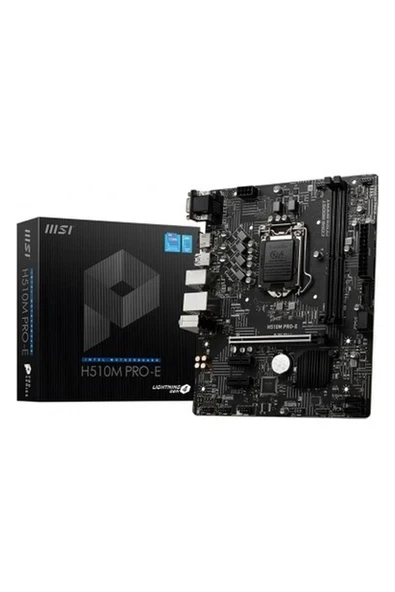 MSI H510M Pro-E Ddr4 1200 Pin Micro Atx Anakart ürün görseli 1