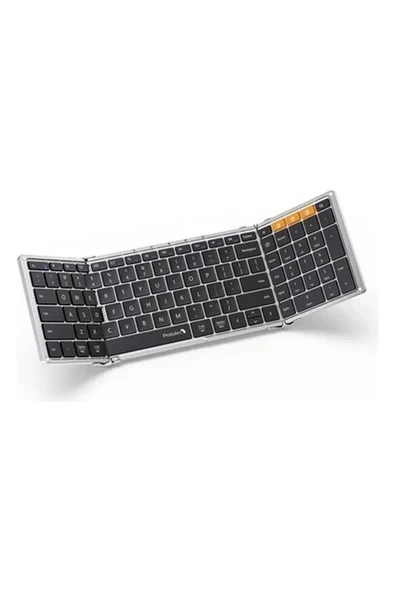 Protoarc Katlanabilir Bluetooth Klavye Black Silver ürün görseli 1