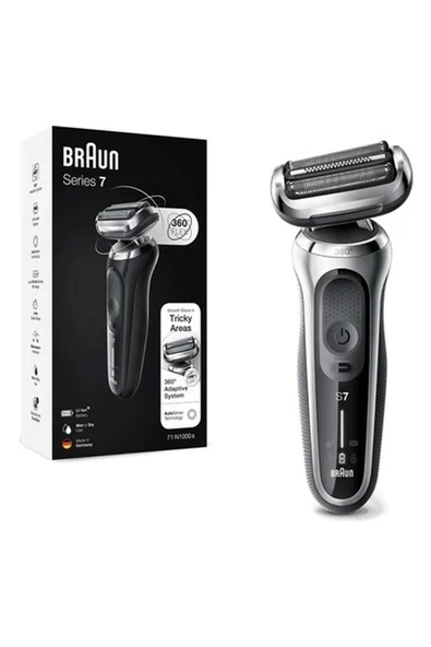 Braun Yeni Seri 7 S1000S Kablosuz Tıraş Makinesi ürün görseli 1