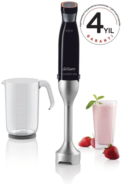 Arzum AR1113-S Technoart El Blender Siyah ürün görseli 1
