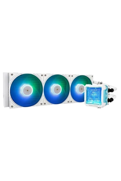 Frozen Warframe Pro 360 White ARGB 360mm Intel-AMD Uyumlu Beyaz İşlemci Sıvı Soğutucu ürün görseli 1