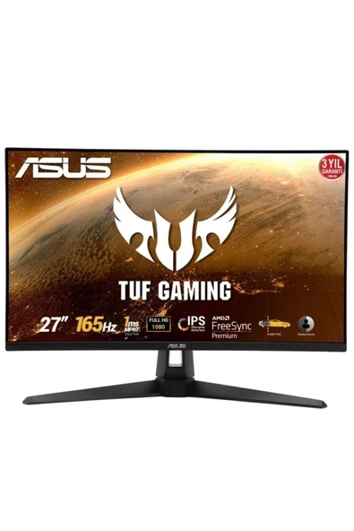 Asus TUF Gaming VG279Q1A 27" 165Hz 1ms (HDMI+Display) FreeSync Full HD IPS LED Monitör ürün görseli 1