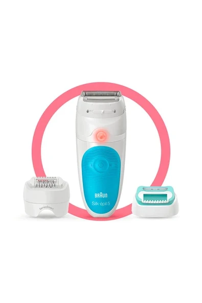 Braun Silk-épil 5 5610 SensoSmart Kablosuz Islak & Kuru 4 Ek Parçalı 3'ü 1 Arada Epilatör ürün görseli 1