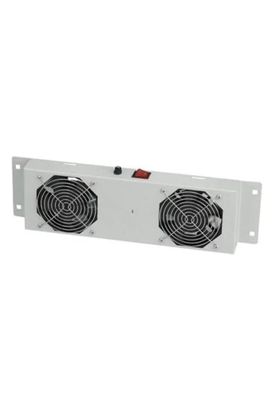 2li Termostatlı Beyaz Filtreli Fan Modülü Outdoor Kabinetler Için OT-F2T-A-B2 ürün görseli 1