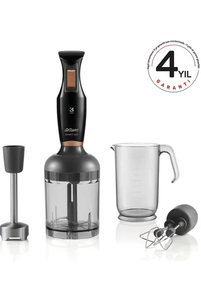 Kahverengi 900 W güçlü çok fonksiyonlu blender seti ürün görseli 1