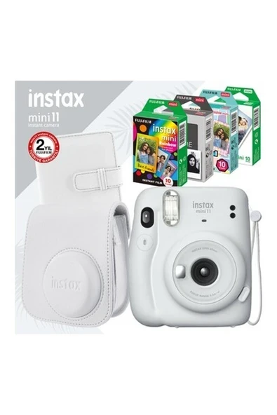 Fujifilm Instax Mini 11 Beyaz Fotoğraf Makinesi ve Set ürün görseli 1