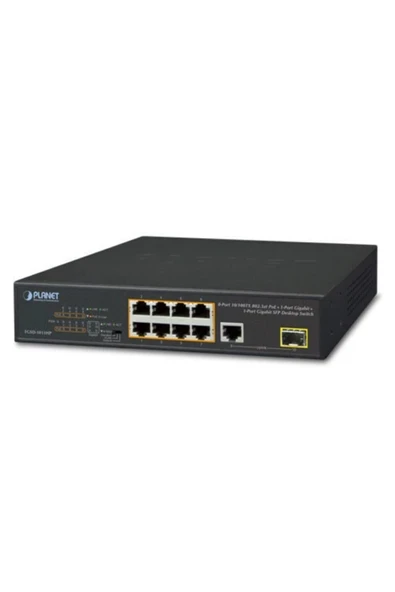 8-port 10-100tx 802.3at-af Poe+ Injector Po ürün görseli 1