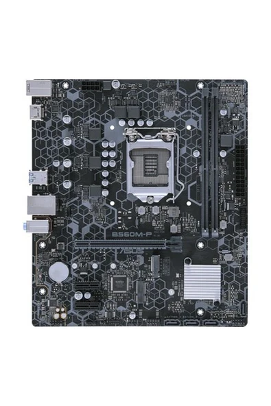 Asus B560M-P-SI Intel B560 Soket 1200 DDR4 5000 (OC) Mhz mATX Anakart ürün görseli 1