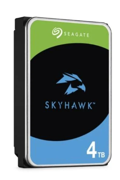 ends seagate skyhawk 3.5 4 tb sata 5900rpm 256mb 7/24 guvenlik st4000vx016 ürün görseli 1