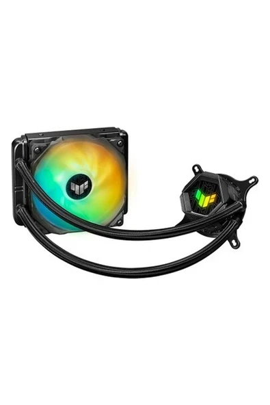 Asus TUF GAMING LC 120 ARGB AIO AURA SYNC 120MM ADRESLENEBİLİR RGB FAN NCVM KAPLAMALI RGB POMPA KAPAĞI SIVI CPU SOĞUTUCUSU V2 ürün görseli 1