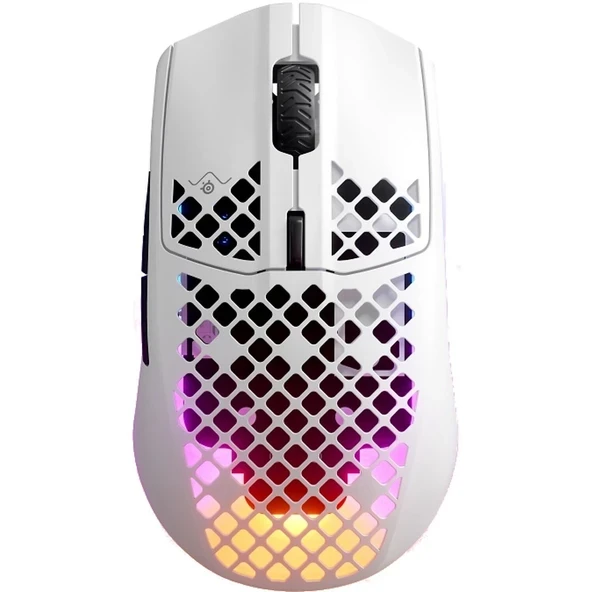 SteelSeries Aerox 3 Snow Kablosuz Gaming Mouse ürün görseli 1