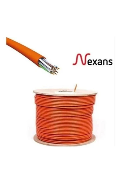 CAT6 Utp 23AWG Turuncu 500m Saf Bakır LSZH Kablo LSZH HF ürün görseli 1