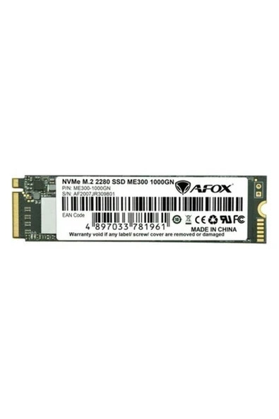 Afox ME300-1000GN 1TB 2515-1816MB M.2 2280 Nvme PCI-E SSD ürün görseli 1