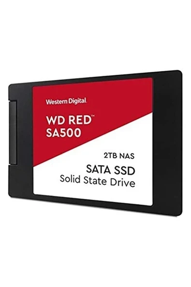 WD Red SA500 WDS200T1R0A 2TB 560/530 Server ve Nas İçin 25" Enterprise Sata SSD ürün görseli 1