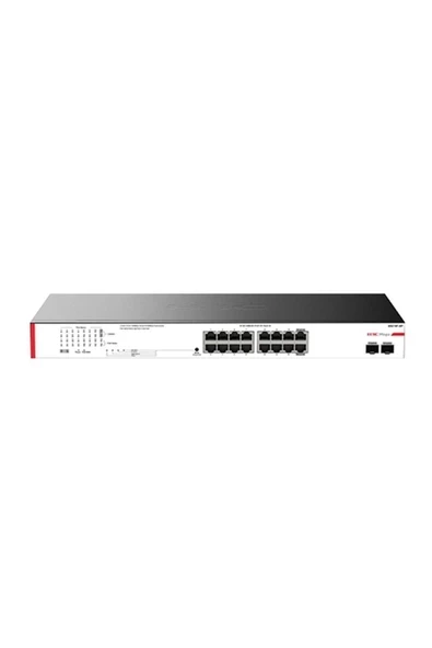 Magic BS218F-HP 16 Port Poe+ 10-100-1000 Mbps 2 SFP 225W Metal Kasa Swich ürün görseli 1