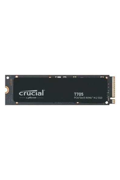 Crucial T705 1TB PCIe Gen5 NVMe M.2 SSD (13600-10200 MBs) CT1000T705SSD3 ürün görseli 1