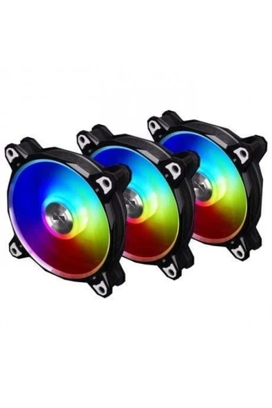 Bora Digital Argb 120MM Kasa Fanı 3-Lü Paket ürün görseli 1