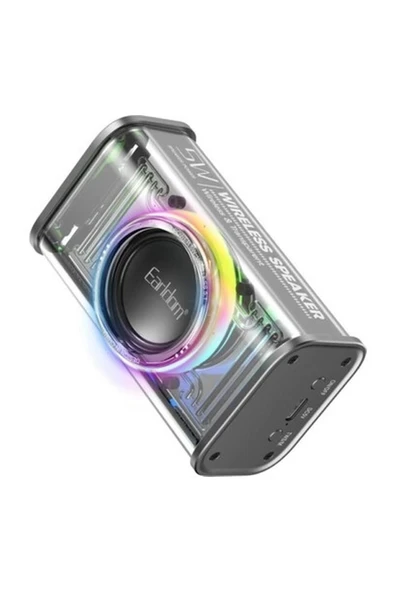 Earldom Rgb LED Işıklı Bluetooth 5.1 Kablosuz Hoparlör ürün görseli 1