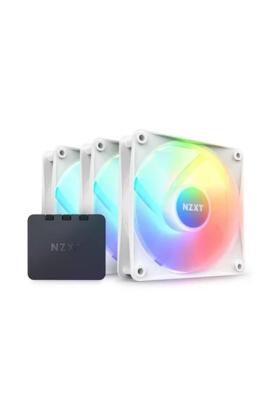 Nzxt F120 Rgb Core Beyaz 3X120 mm Fan RF-C12TF-W1 ürün görseli 1