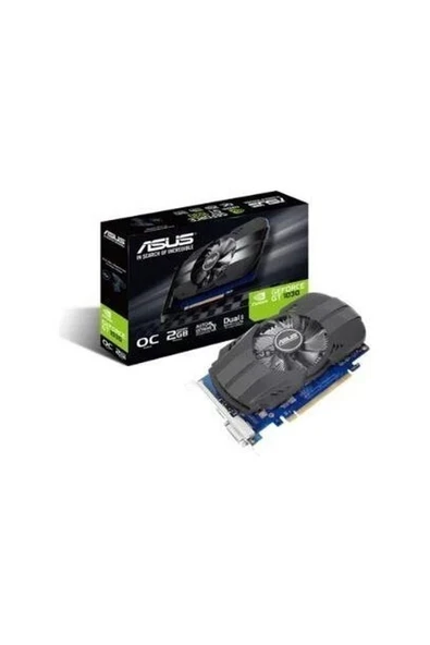 Asus Geforce PH-GT1030-O2G 2gb Gddr5 64BIT 1xhdmı 1xdvı Ekran Kartı ürün görseli 1