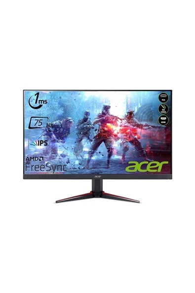 Acer NITRO VG240Ybmiix 23.8" 75Hz 1ms (HDMI+Analog) FreeSync Full HD IPS Monitör UM.QV0EE.001 ürün görseli 1
