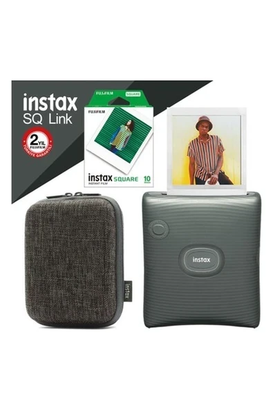 Instax Sq Link Yeşil Ex D Akıllı Telefon Yazıcısı ve Hediye Seti 3 ürün görseli 1