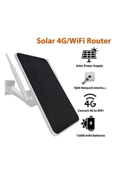 Apronx APX-SR406 Wireless 4g Solar Modem 6W (8 Kullanıcı) 12000MAH ürün görseli 1