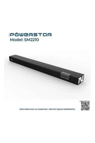 Powerstar Müzik Kutusu Powerstar SM-2210  Soundbar 90CM Bluetooth - USB - Hafıza Kartı ürün görseli 1