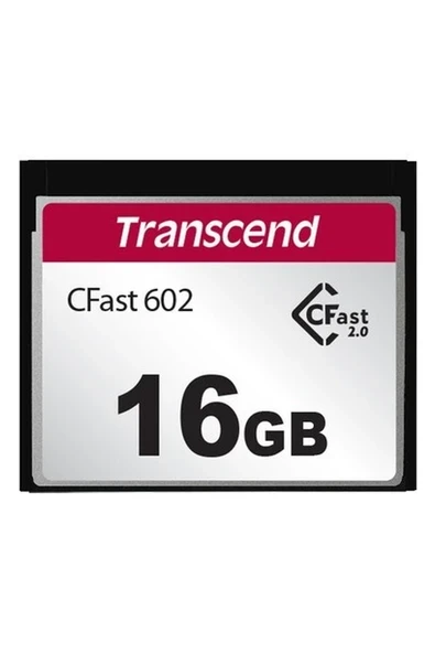Transcend TS16GCFX602 16 GB CFX602 Cfast 2.0 Compact Flash Hafıza Kartı ürün görseli 1