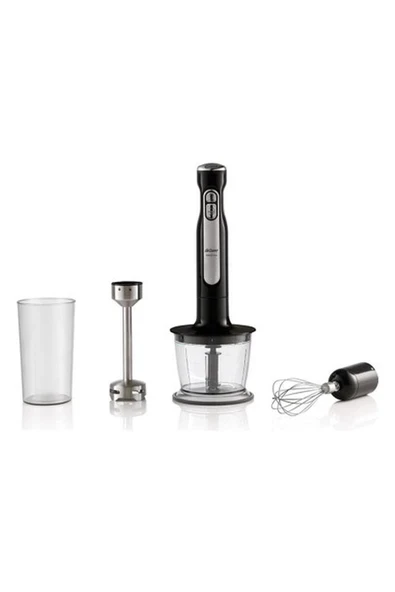 Arzum AR1127 Freestick Şarjlı Kablosuz El Blender Seti - Siyah ürün görseli 1