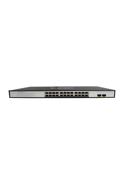 Beek BN-GS-1242P2S 24 Port Gigabit Poe 2 Port Sfp 400W Poe Switch ürün görseli 1