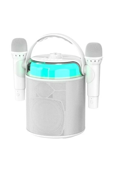 Ceponi Earldom A30 Rgb Işıklı Karaoke Mikrofonlu Bluetooth Kablosuz Hoparlör ürün görseli 1
