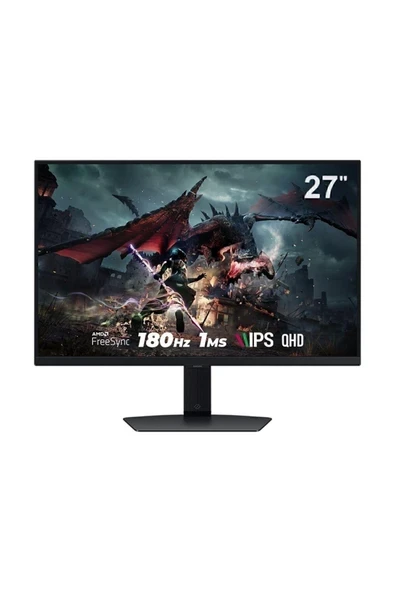 Samsung Odyssey G5 G50D 27" 180Hz 1ms Freesync 2560x1440 Qhd Pivot IPS Gaming Monitör LS27DG502EUXUF ürün görseli 1