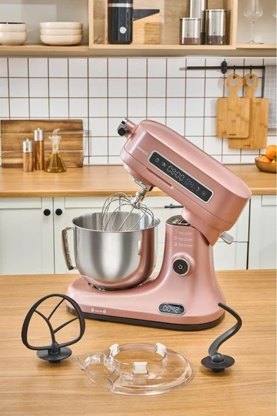 Pro Artisan Zaman Ayarlı Tartılı Mutfak Şefi Rosegold 1600 W 5 Lt ürün görseli 1