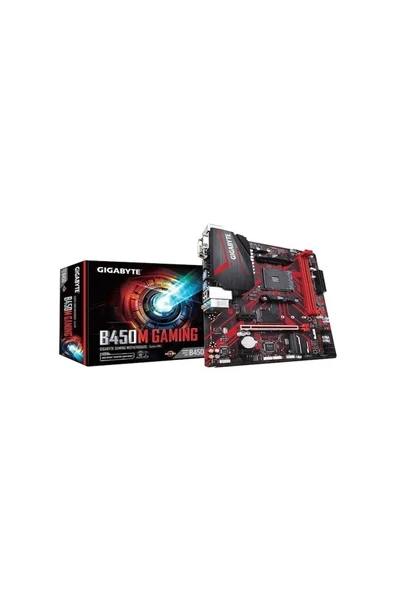 Gigabyte B450M GAMING AMD B450 2133MHz DDR4 Soket AM4 mATX Anakart ürün görseli 1